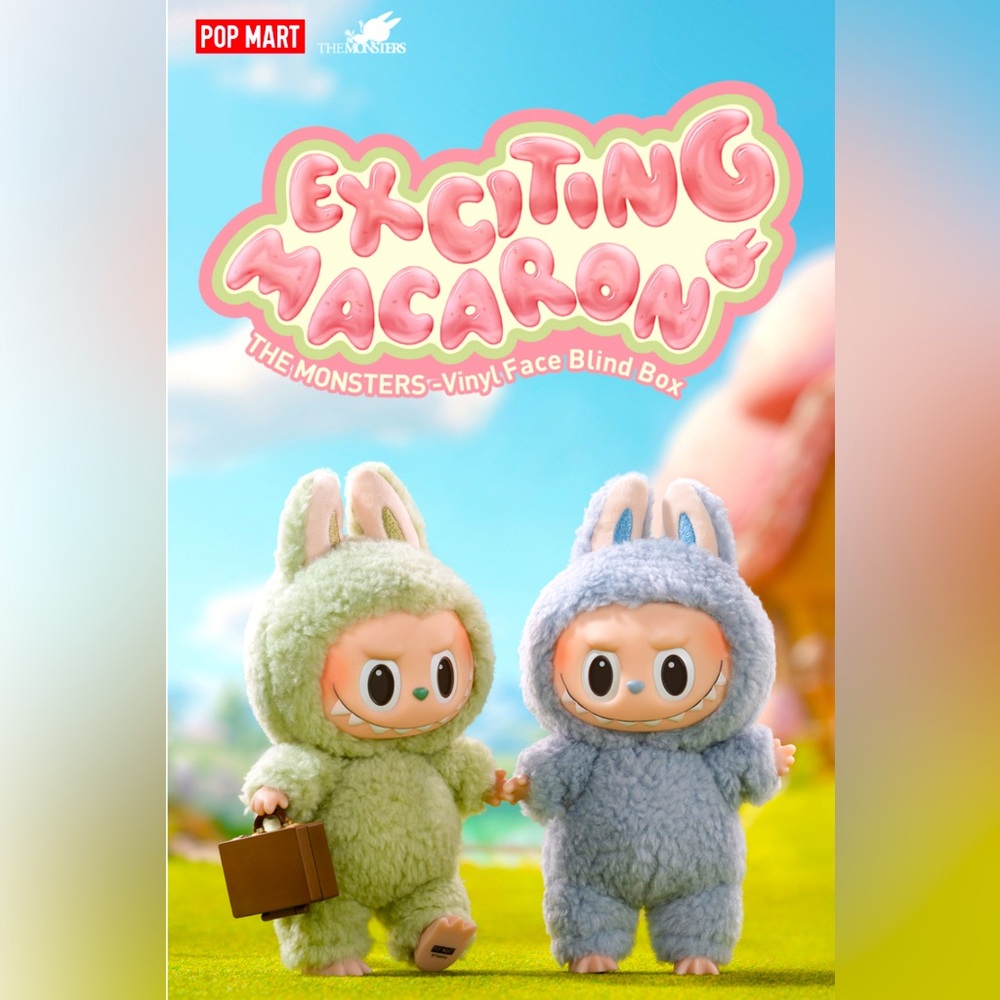 1xBox-MACARON-POP MART-The Monsters - 100% authentic-Labubu-Winner Choice